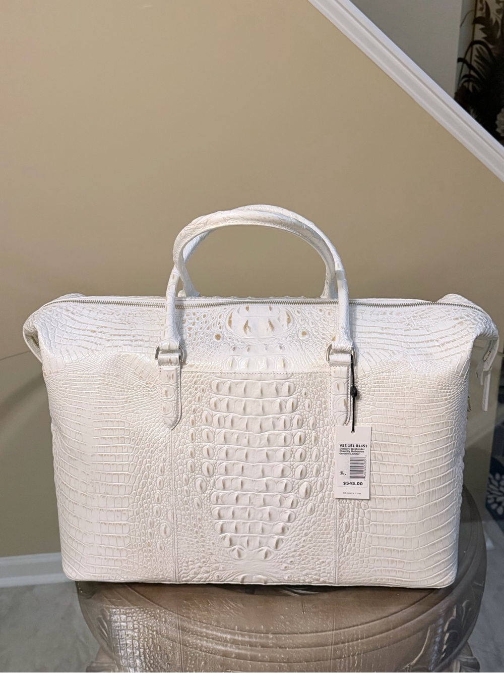 Brahmin Weekender Croc-embossed tote - Picture 10 of 13